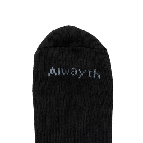 ALWAYTH / 2 PACK SOCKS / BLACK