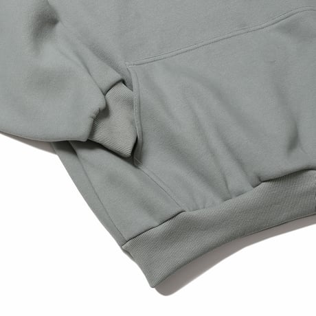 HOMBRE NINO / RUBBER LOGO HOODED PULL OVER / BLUE GRAY