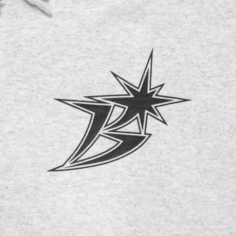 BoTT / B LOGO ZIP HOODIE / ASH