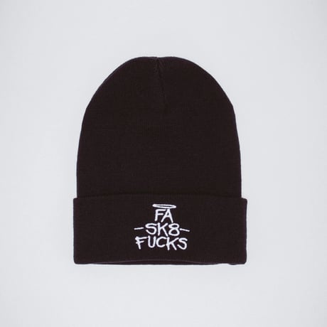 FUCKING AWESOME / FA SK8 FUCKS CUFF BEANIE / BLACK