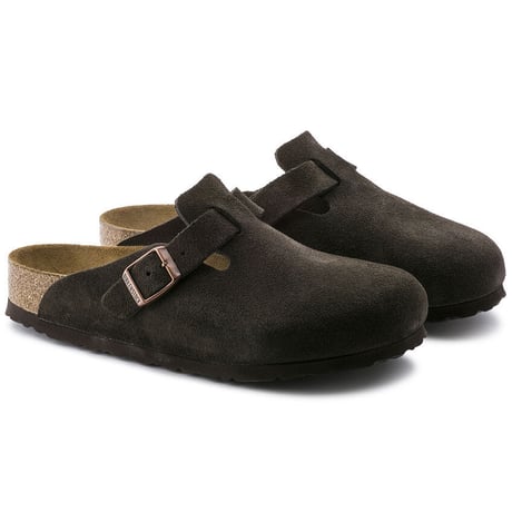 BIRKENSTOCK / BOSTON SUEDE LEATHER REGULAR / MOCHA