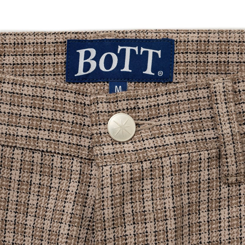 BoTT / PLAID DOUBLE KNEE SHORT / NATURAL | Soph