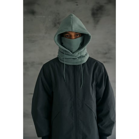 COMFORTABLE REASON / FLEECE BALACLAVA / GREEN
