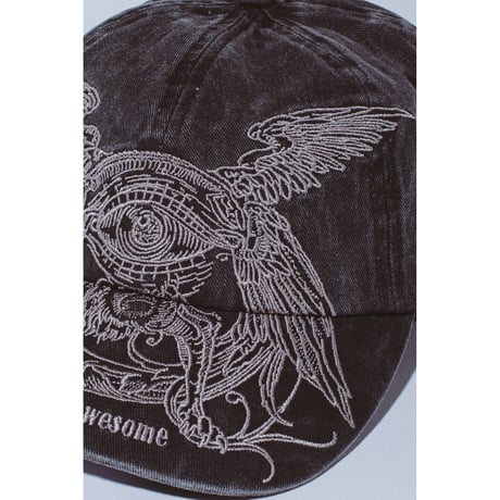 FUCKING AWESOME / SEPHIRA 6-PANEL HAT / WASHED BLACK