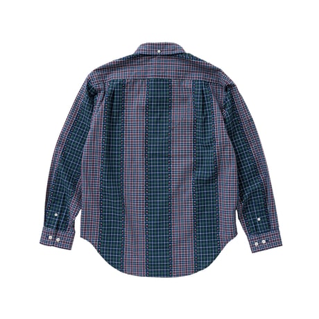 SPECIAL GUEST K.K. / PATTERN MIX SHIRT / NAVY