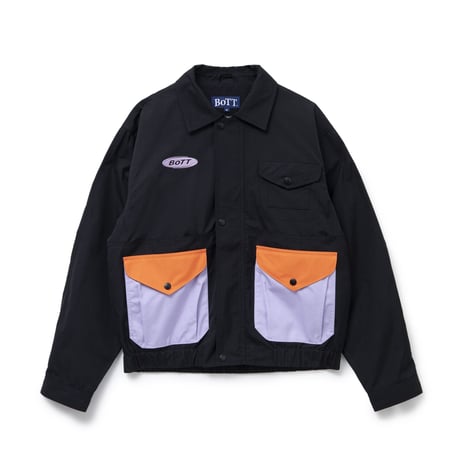BoTT / MULTI POCKET UTILITY JACKET / BLACK