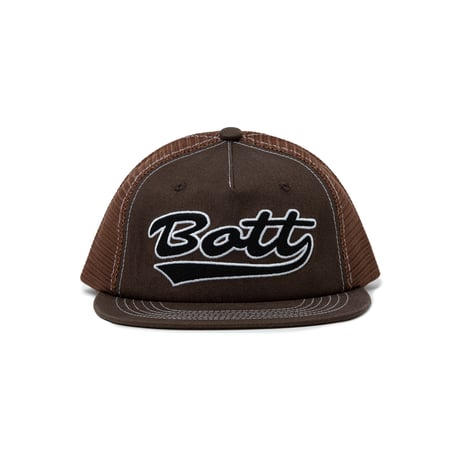 BoTT / SCRIPT LOGO MESH BACK 5-PANEL CAP / BROWN