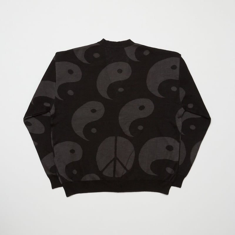 BAL / JACQUARD RAMIE CARDIGAN / BLACK | Sophomore