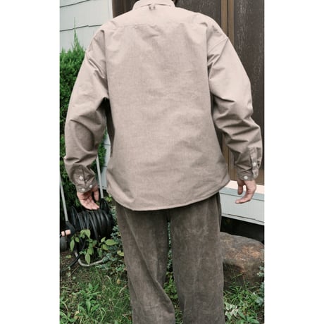 NOROLL / HWR WOOL WEATHER SHIRT / BEIGE