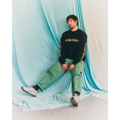 LQQK STUDIO / BAGGY PANTS / BLACK