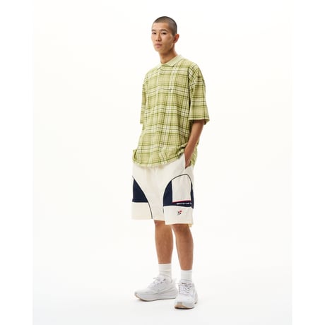 BoTT / PLAID S/S POLO SHIRT / GREEN