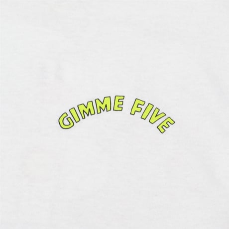 GIMME FIVE x TIM COMIX / SPACE SHIP TEE / WHITE