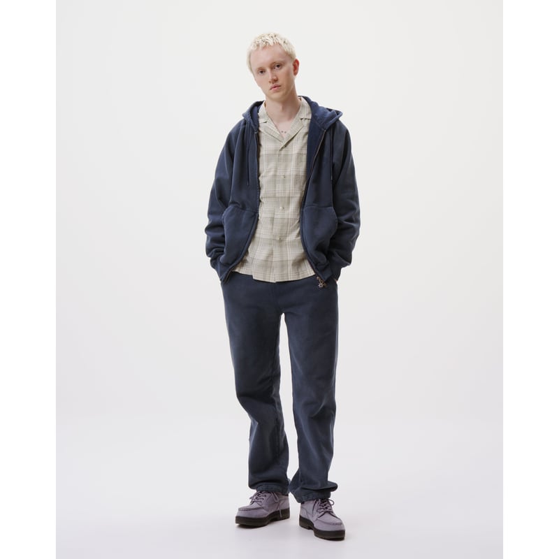 BoTT / WASHED LUCKY LOGO ZIP HOODIE / WASHED CO