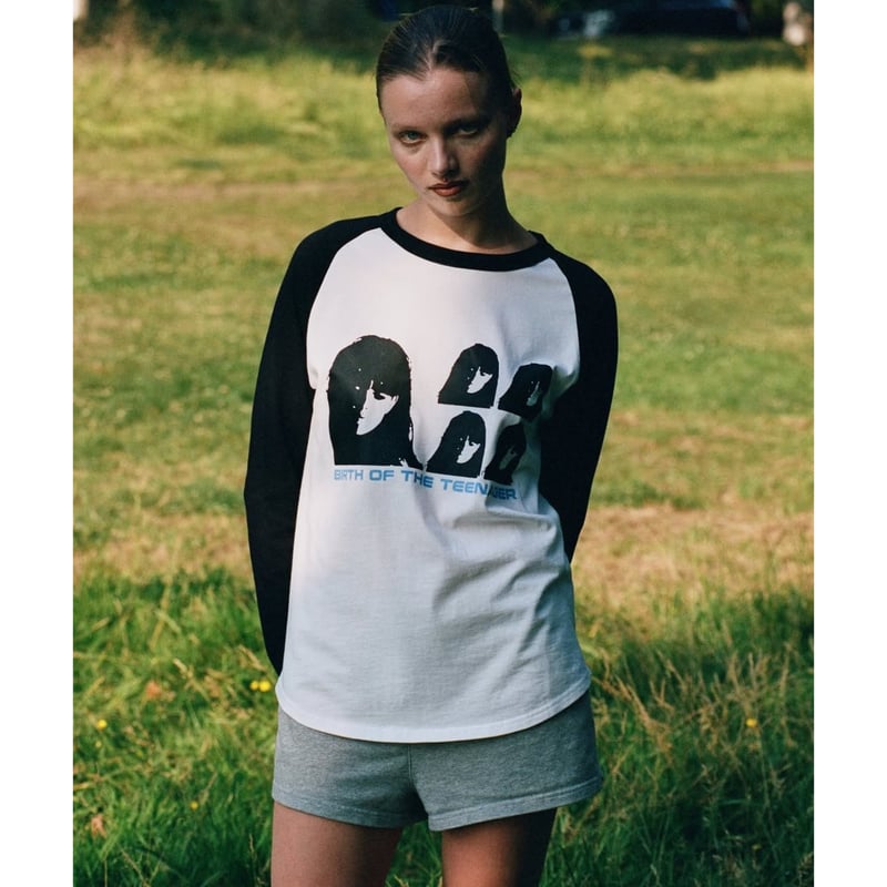 BoTT / DISC RAGLAN L/S TEE / LIGHT BLUE | Sopho