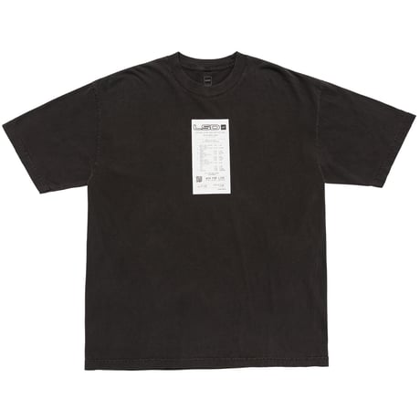 LQQK STUDIO / LSD TEE / WASHED BLACK