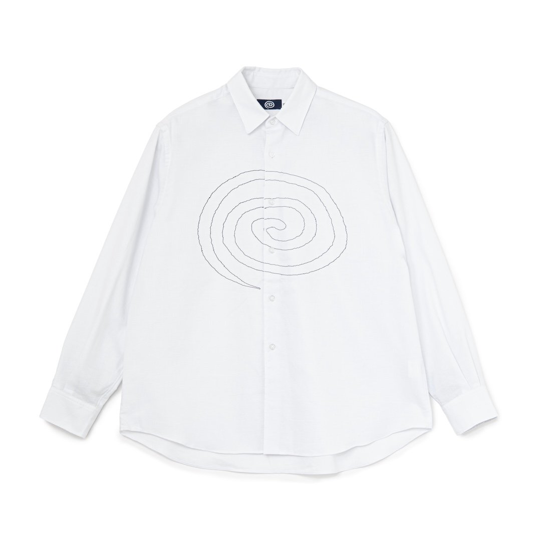 SOL soonerorlater / OUTLINE L/S SHIRT / WHITE |