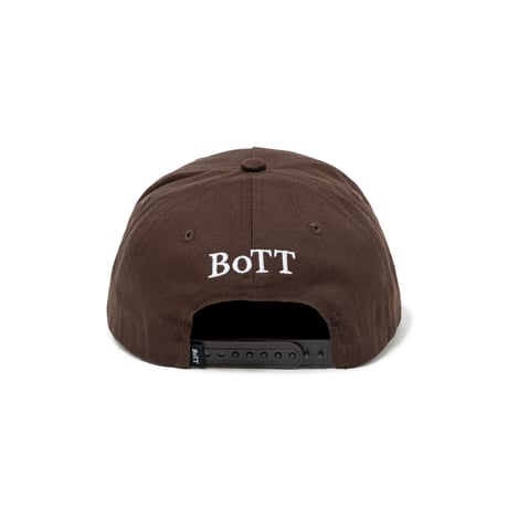 BoTT / B LOGO 5-PANEL CAP / BROWN