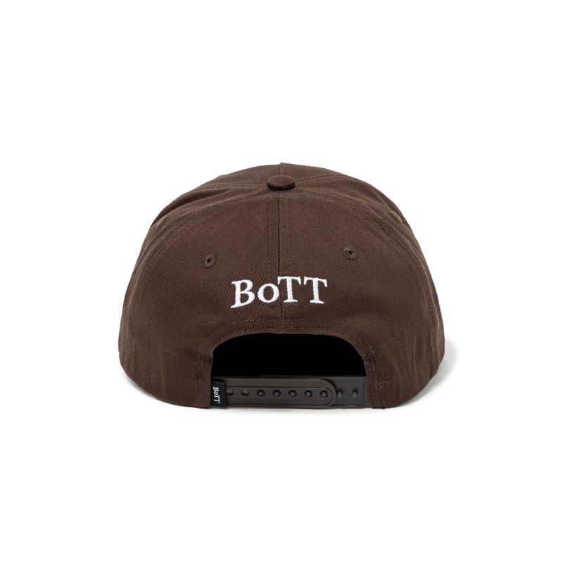 BOTT B Logo 5-Panel Cap brown ボット BoTT / B LOGO 5-PANEL CAP / BROWN | Sophomore