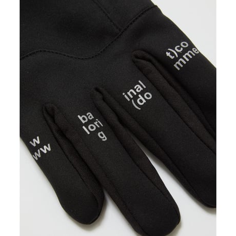 BAL / ST LINE WINDPROOF GLOVE / BLACK