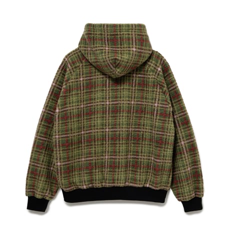 BoTT / FLEECE ZIP HOODIE / GREEN