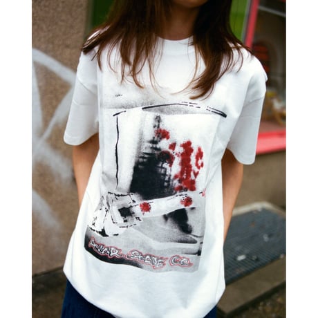 POLAR SKATE CO. / TEE / CHAINSAW / WHITE