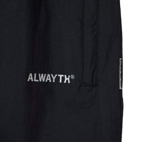 ALWAYTH / TRAINING JACKET ＆ PANTS SET / REFLECT PRINTED / BLACK