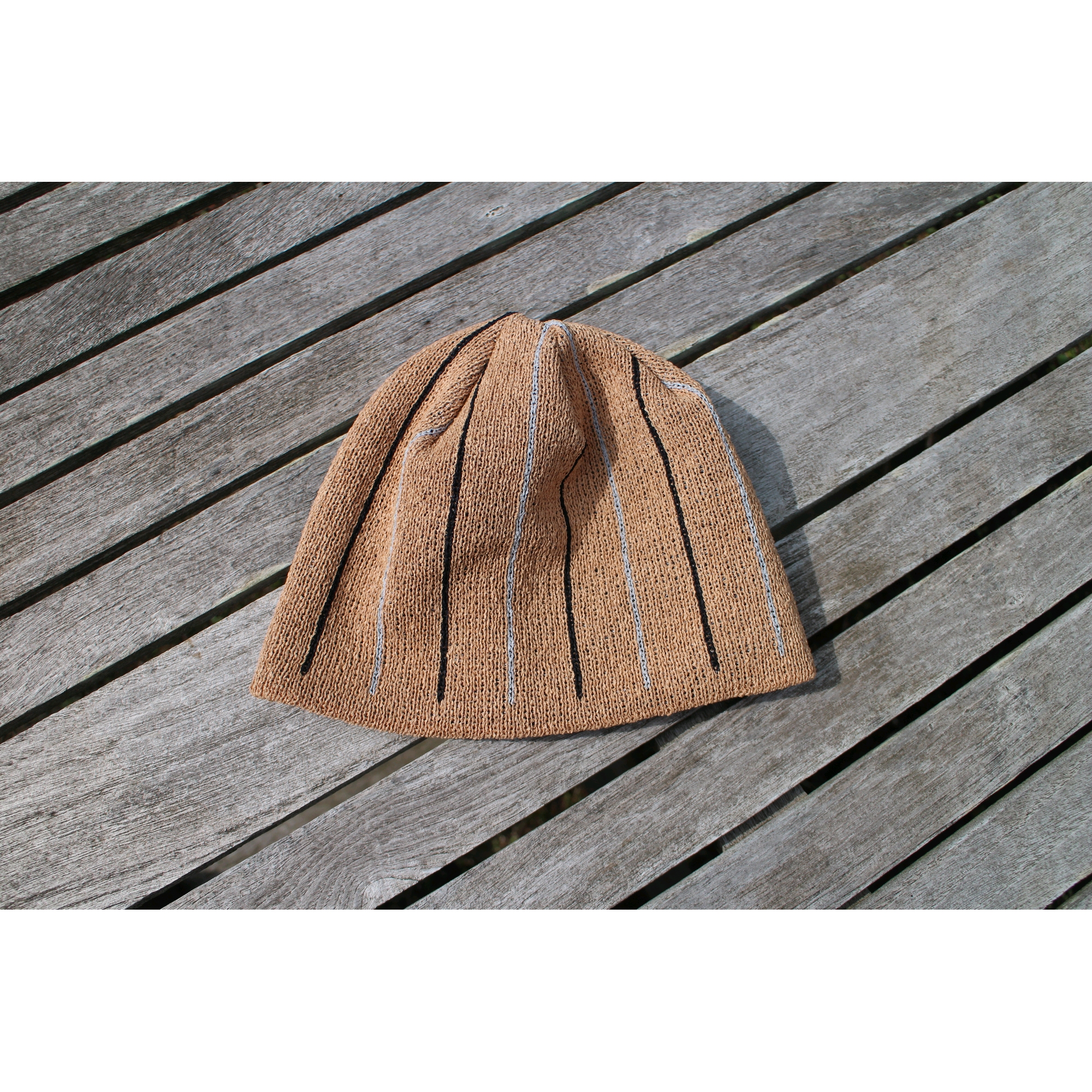 NOROLL / TWO FACE WASHI BEANIE / APRICOT | Soph