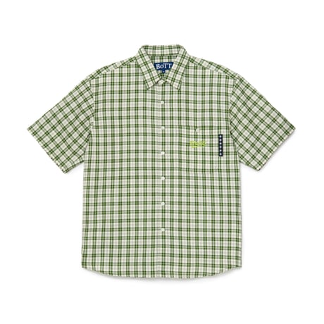 BoTT / PLAID S/S SHIRT / GREEN