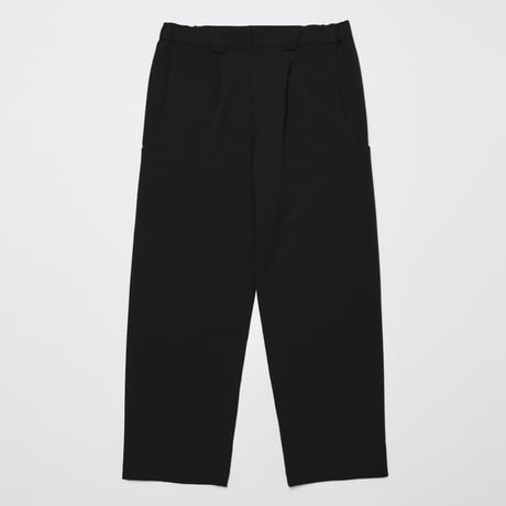 BAL / STRAIGHT LEG STRECH CURV POCKET PANT / BLACK