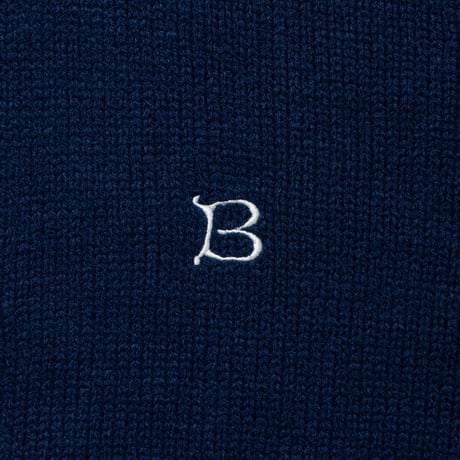 BoTT / HALF-ZIP DRIVERS KNIT / NAVY