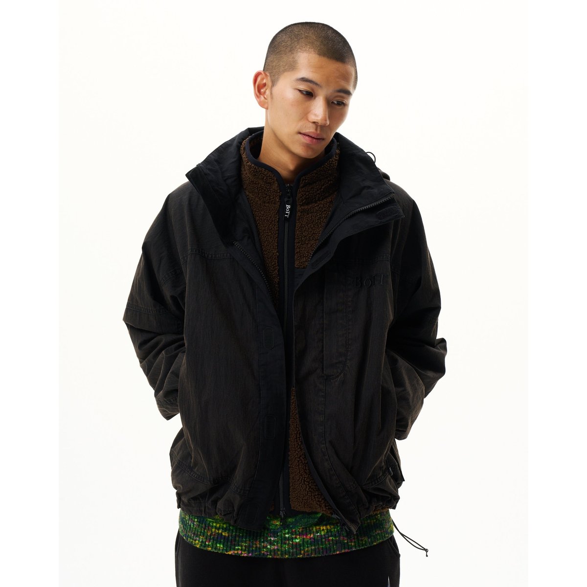 美品 BOTT 23ss Cotton Field Jacket sizeL BoTT / WASHED COTTON FIELD JACKET / BLACK | Sop