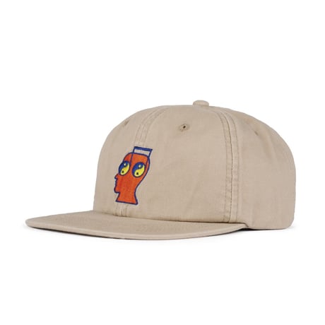 BRAIN DEAD / BRAIN NOTES 6 PANEL HAT / KHAKI