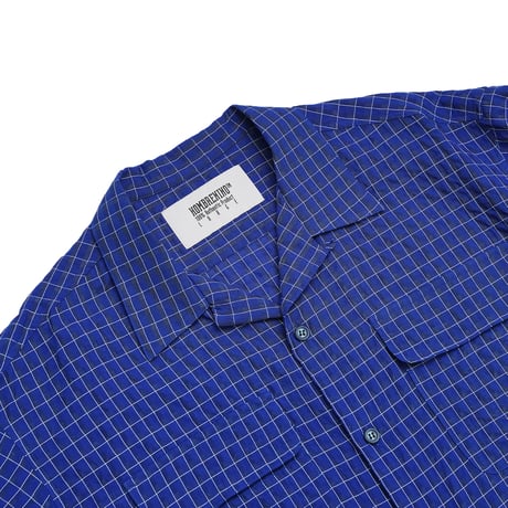 HOMBRE NINO / PLAID OPEN COLOR SHIRT / BLUE