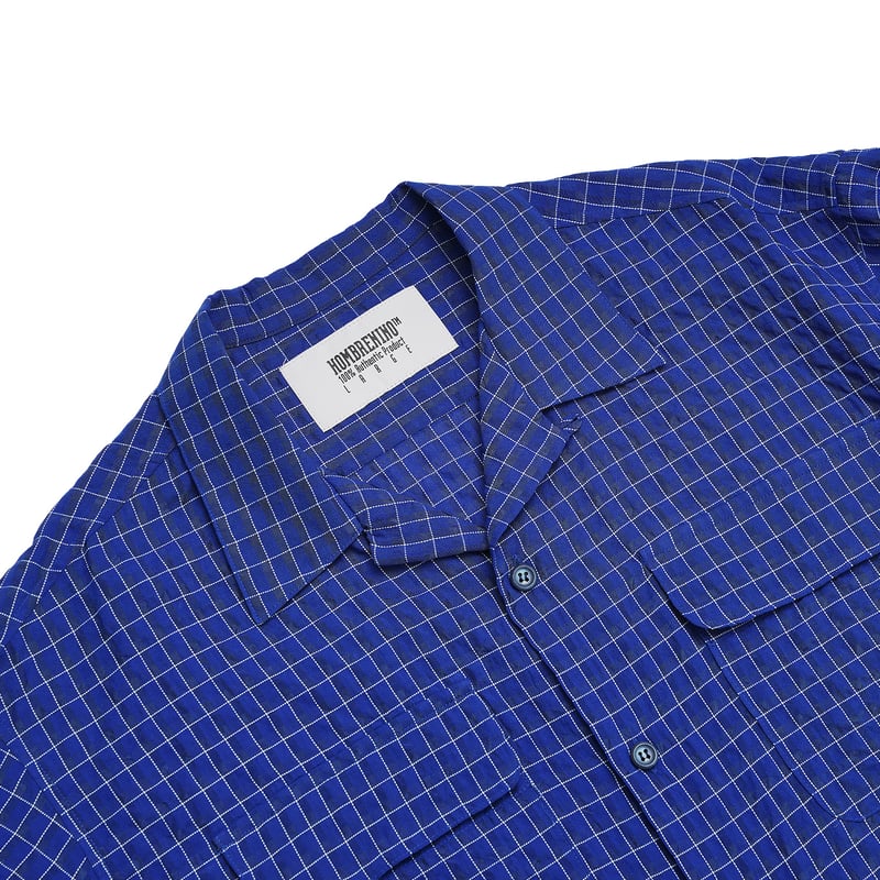 HOMBRE NINO / PLAID OPEN COLOR SHIRT / BLUE | S