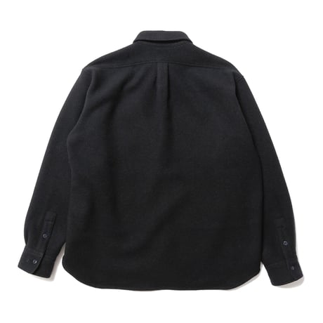 HOMBRE NINO / MELTON WOOL SHIRT / NAVY