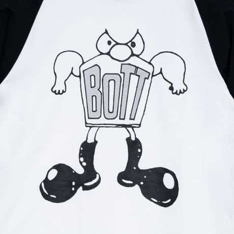 BoTT / BIG BOOTS RAGLAN L/S TEE / WHITE