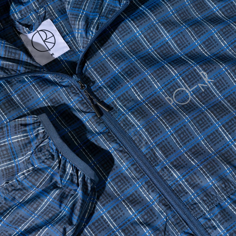 polar skate co. チェック ジャケット ブルゾン POLAR SKATE CO. / CHASE LIGHT SHELL JACKET / BL