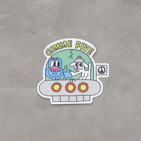 GIMME FIVE x TIM COMIX / 5CENT WIRE PATCH CAP / BLACK