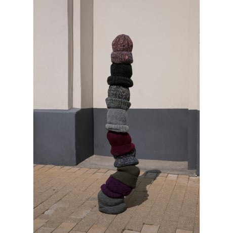 POLAR SKATE CO. / BRAID BEANIE / RUST