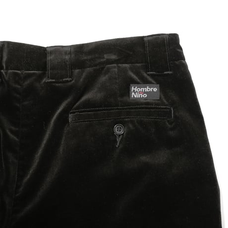 HOMBRE NINO / VELVET PANTS / BLACK