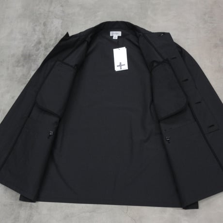 tone / COTTON NYLON GARDEN JACKET / BLACK