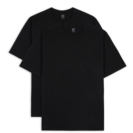 BRAIN DEAD / 2-PACK EASY TEES / BLACK