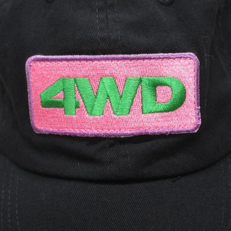 4WD  (4 WORTH DOING) / 4WD LOGO PATCH 5 PANEL HAT / BLACK