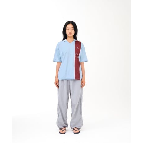 SOL soonerorlater / CURSLVE LOGO SOCCER SHIRT / LIGHT BLUE