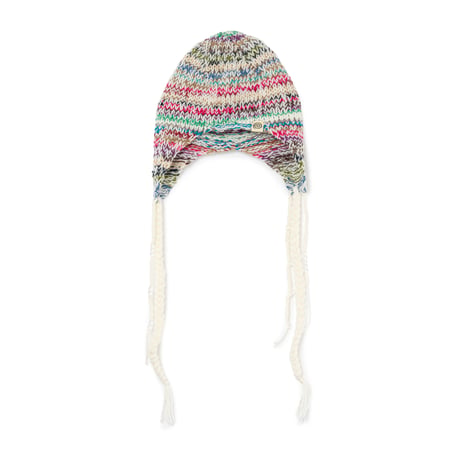 SOL soonerorlater / HAND-KNITTED FLIGHT CAP / MULTI