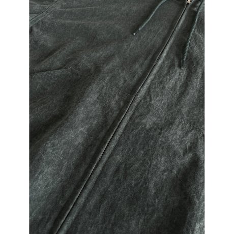 COMFORTABLE REASON / PIGMENT COATING HOODED JACKET / OLIVE