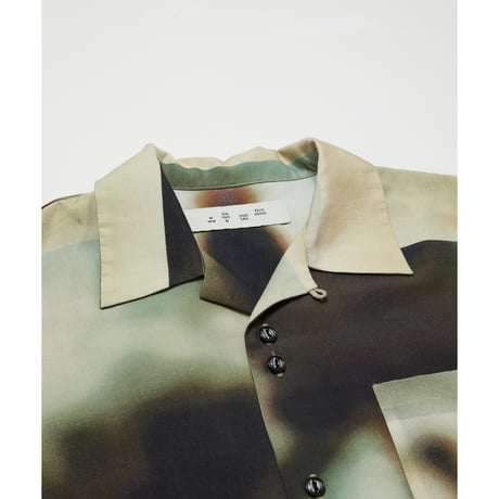 BAL / BLUR PATTERN LYOCELL SS SHIRT / BLUR