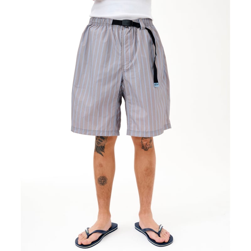 SOL soonerorlater / STRIPE NYLON EASY SHORTS /