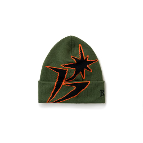 BoTT / BIG B LOGO BEANIE / OLIVE