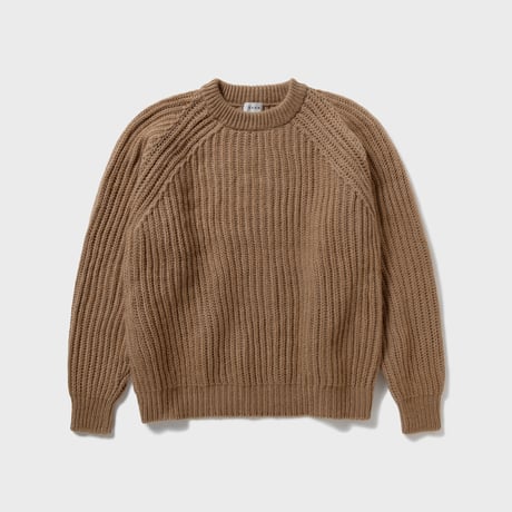 tone / FISHERMAN SWEATER / CAMEL